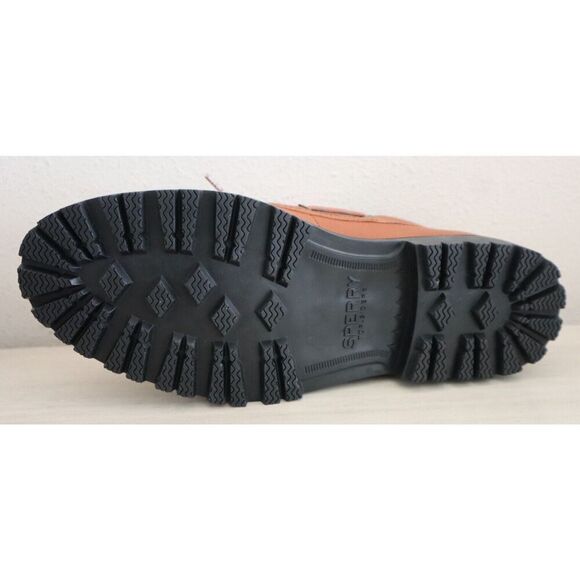 Sperry Top Sider STS24932 Men's Sz 9 Tan Unlined Lug 3-Eye Boat Shoes - Picture 4 of 16